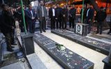 ادای احترام معاون رئیس جمهور به شهدای کرمانشاه